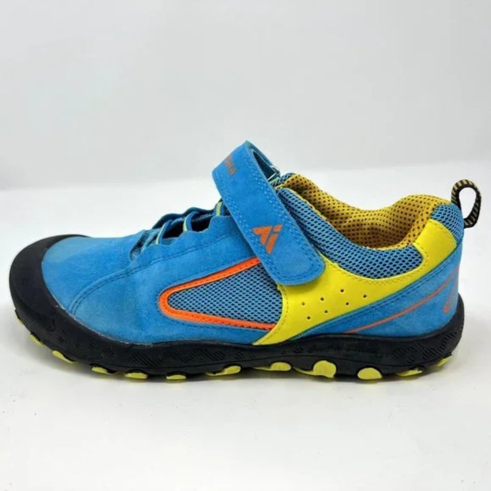Mishansha Kids Trekking Hiking Shoes Sneakers Hook and Loop Trainers Sz 34/2.5